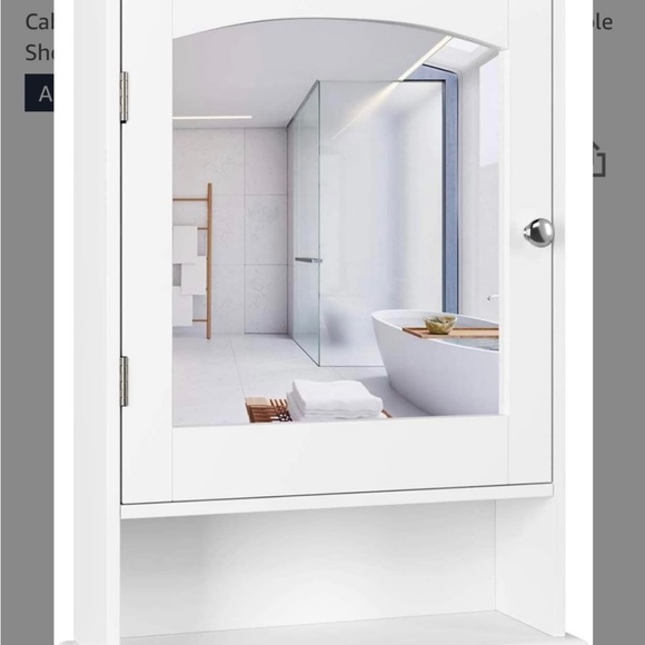 Bath New White Bathroom Medicine With Mirror Poshmark